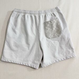 COACH Signature Sweat Shorts Men Size XL Off White Color